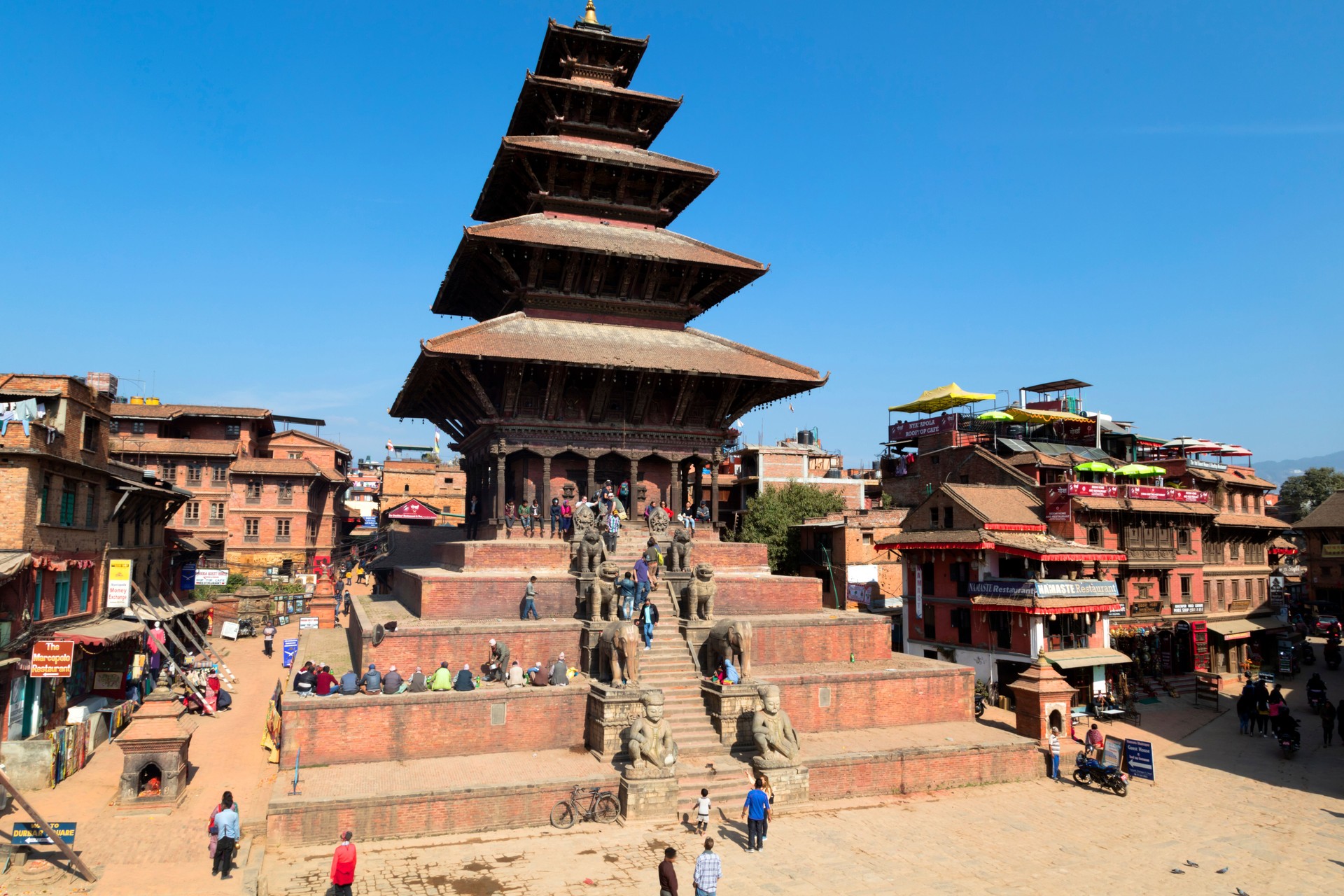 Nyatapola Temple in Bahakapur, Nepal